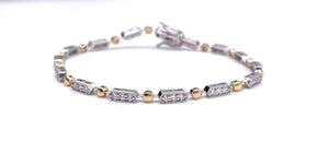 Simon G Two Tone Diamond Bracelet A846LB2192