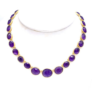 Jorge Revilla Spain Amethyst Necklace F351CL-129-005AMO